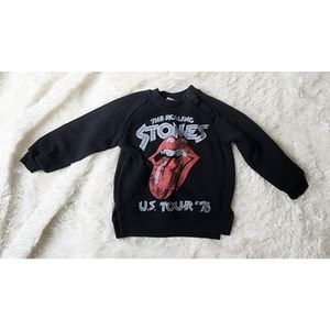 The Rolling Stones pullover black sweatshirt infant 18 months